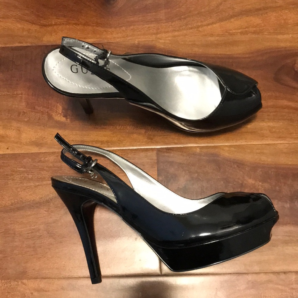Brand new Guess peep toe pumps